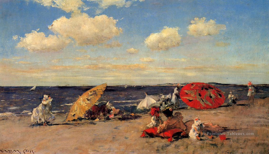 Au bord de la mer William Merritt Chase Peintures à l'huile